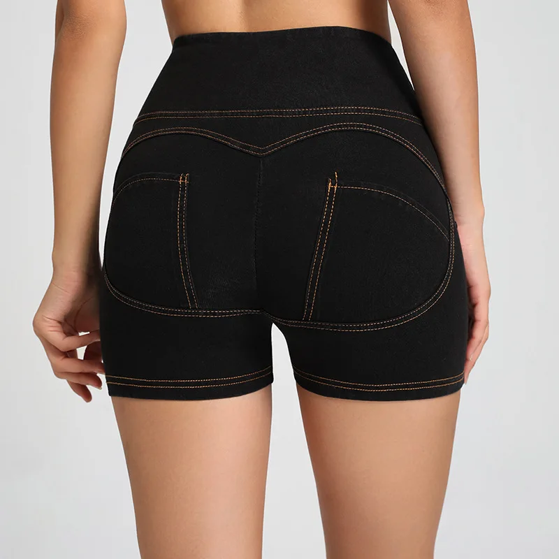 

High Waist Elastic Sport Shorts Women Gym Yoga Fitness Slim Lift Hips Soft Shorts Outdoor Training Breathable Comfortable Shorts