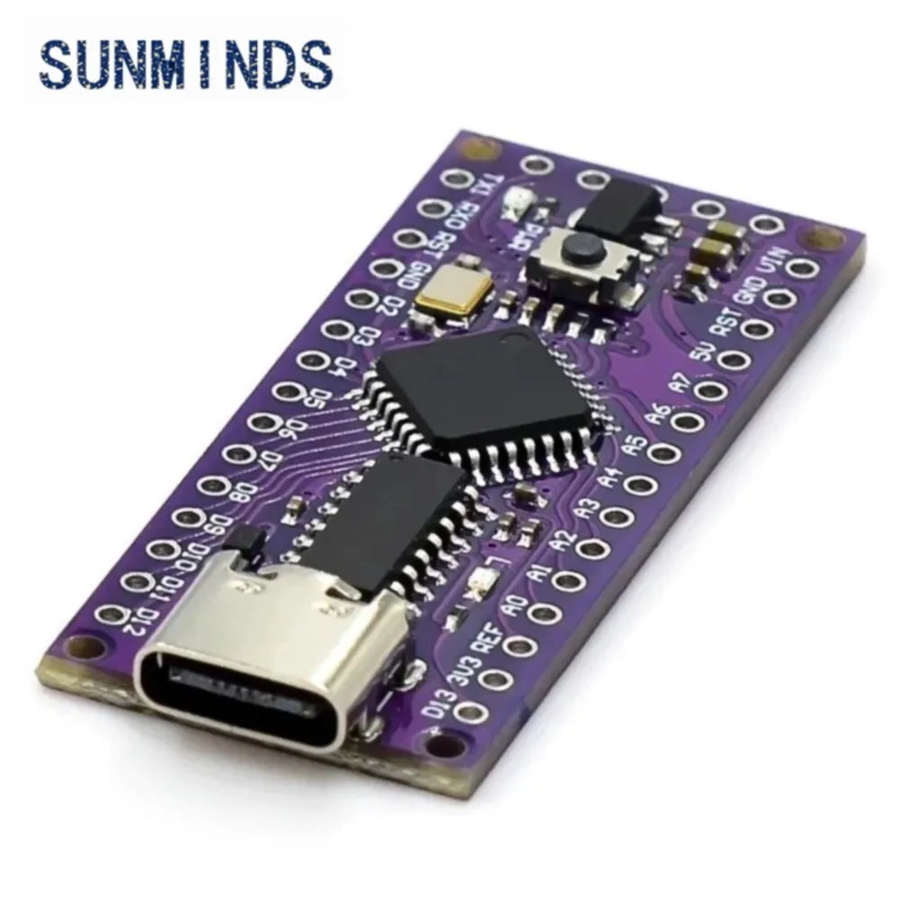 1pcs LGT8F328P-LQFP32 MiniEVB TYPE-C Replace For Nano V3.0 With Crystal Oscillator For Arduino LGT8F328P