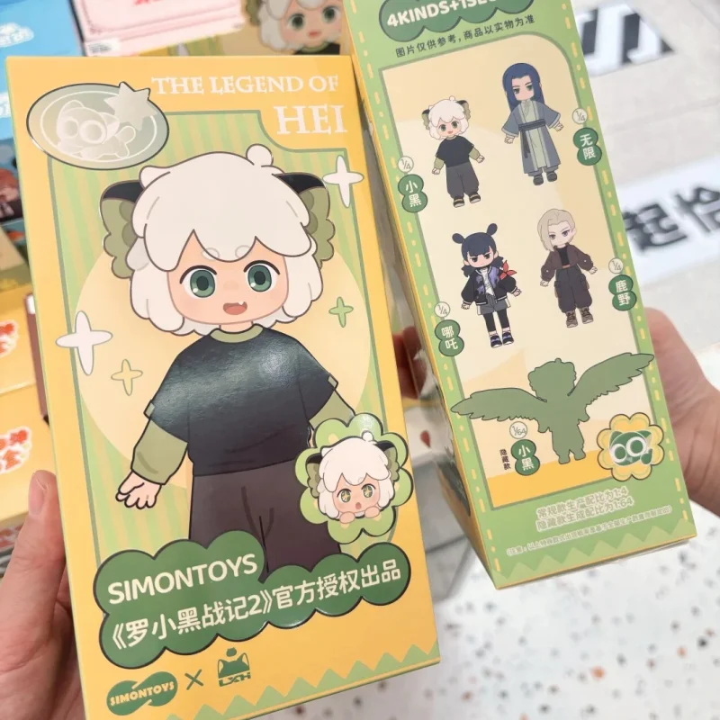 

В наличии Simontoys The Legend Of Hei 12 Serie Bjd Blind Box Doll Милый мультяшный аниме-фигурка Mystery Box Настольная игрушка Фестивальный подарок