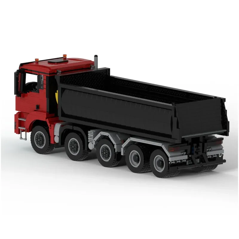 MOC-92709 Dump Truck Assembly Costura Building Blocks Modelo, 2971 Peças, Presente Brinquedo Criativo, 10x4 6, Novo