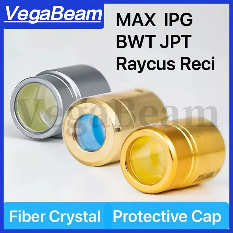 

Fiber Optic Crystal Protective Cap MAX Reci Raycus Laser Fiber optic Source Protection Windows GW BWT QBH Protective Cap JPT IPG