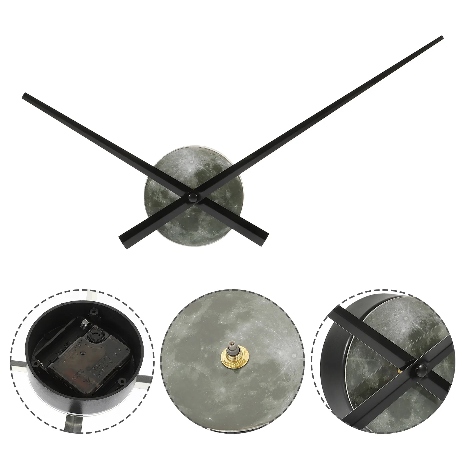 

1Set DIY Wall Clock Movement Metal Mechanism Replacement Kit Silent Operated Clock Repair Components Clocks Hands Kit