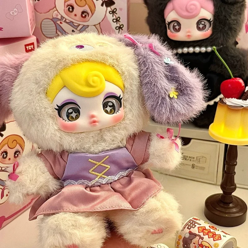 

New Original Sunycoco Sweet Rebel Series Vinyl Plush Blind Box Fluffy Doll Rebellious Sweetheart Mystery Box Kids Birthday Gift