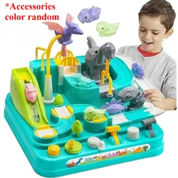 Race Track with Car Toys for Boys Car Adventure Toys Dinosaur Race Track Car Toys for Boys Girls Puzzle Car Tracks Playsets