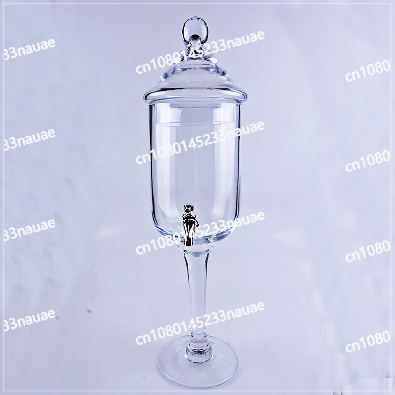 Glass Absinthe Fountain with Two Faucets