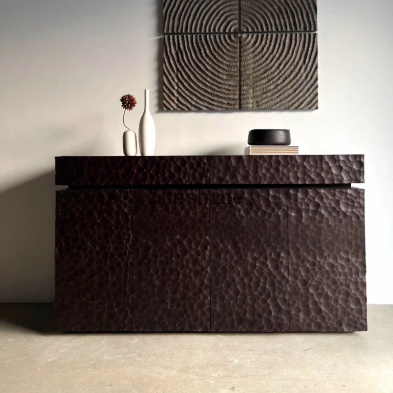 

Medieval style dining side cabinet wabi style design creative living room home storage