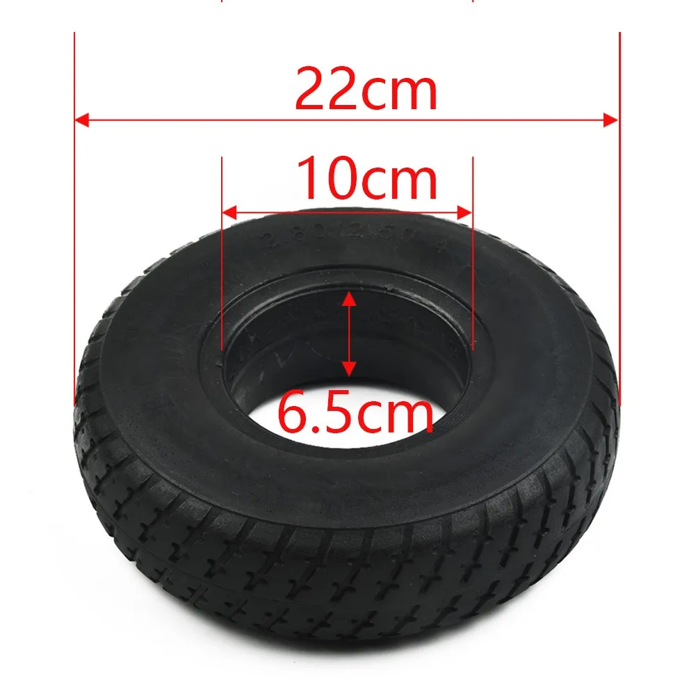 Electric Scooter Tire Battery Car Solid Tire 2.80/2.50-4 Elder-Mobility Scooter Non-inflable Tyre 220MM E-bike Repair Replacemen