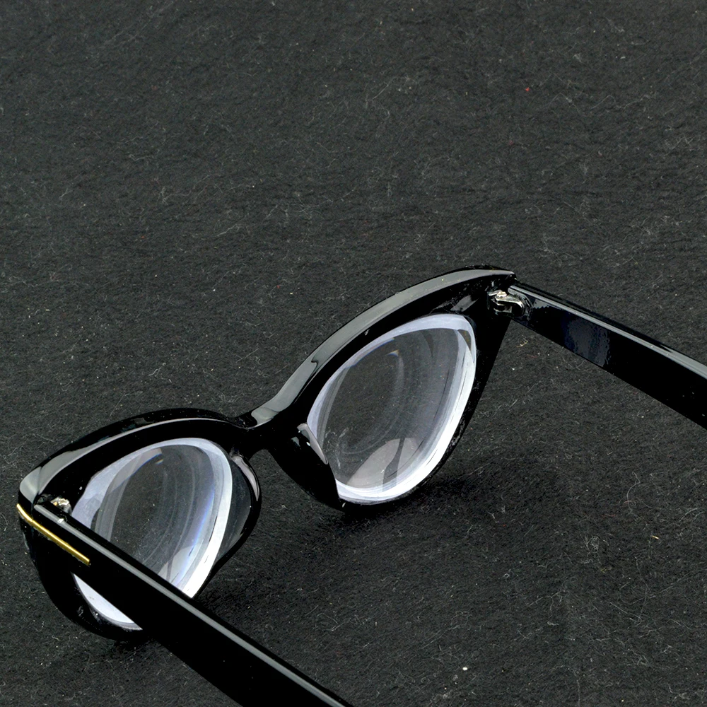 Czarne okulary Clara Vida Cat Eye 60S o wysokiej krótkowzroczności -11 do -20 6 Czarne okulary Clara Vida Cat Eye 60S o wysokiej krótkowzroczności -11 do -20 4