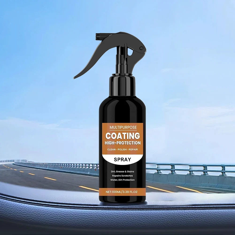 Fast Acting Car Coating Spray High Shield Water and Dirt Repellent 100ml for Car Exterior Protection and Shine