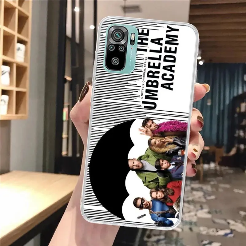 The Umbrella Academy Silicon Phone Case For Xiaomi Redmi Note 14 13 12 12S 11 Pro Plus 11S 10 10S 11T 11E 4G 5G Soft Cover Redmi view 6