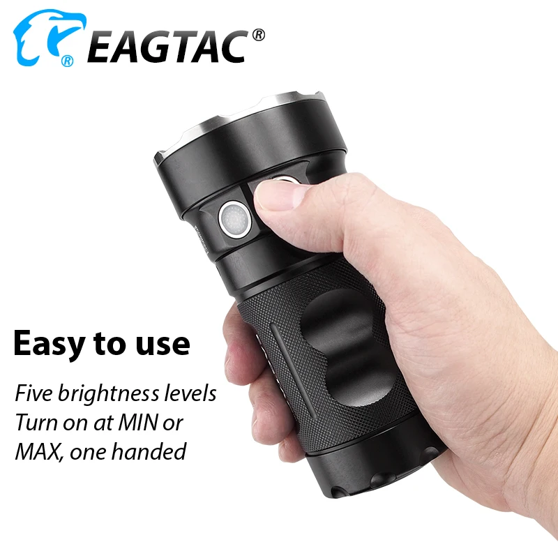 EAGTAC MX30L4XC مصباح ليد جيب مدمج للغاية 5136 لومن مجاني 4*18650 بطارية عالية CRI Nichia219B CRI92 التصوير الشعلة