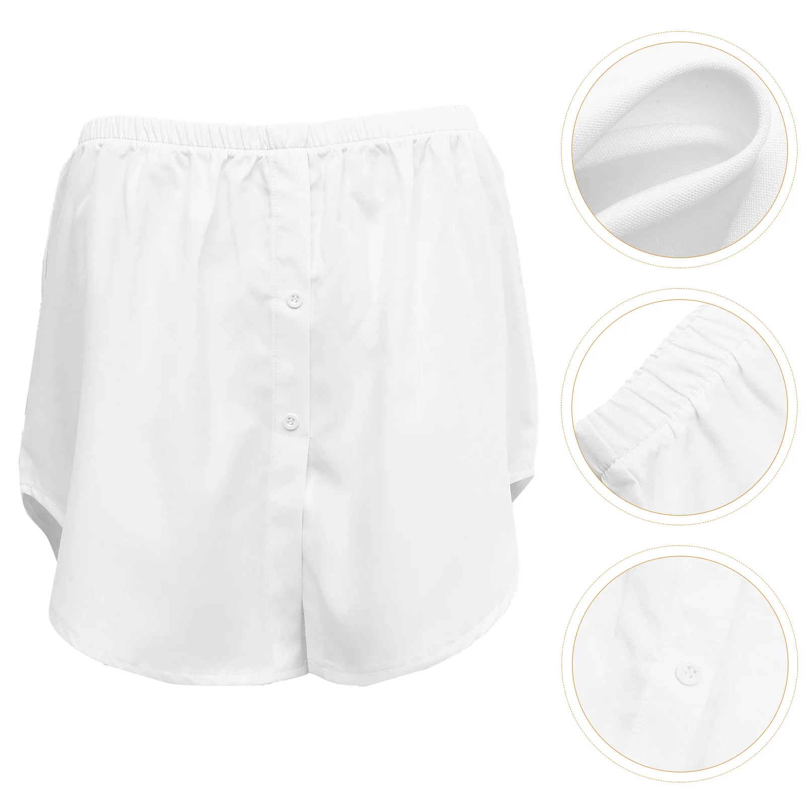 

Shirt Extender Women Fake Skirt Underskirt Layering Button Extender For Dress Shirts Seamless Waist Hips Smooth Look