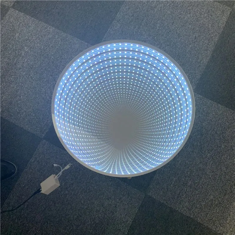 Flexible Wall Infinity Mirror Funky Makeup Desk Living Room Infinity Design Smart Mirror Travel Flexible Specchio Creative Decor