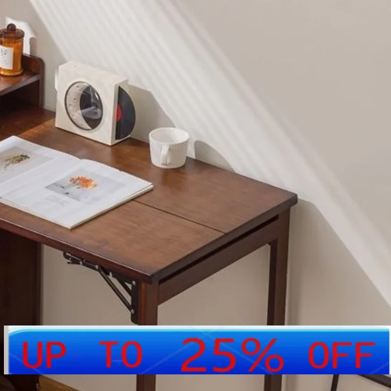 CX  folding desk bookcase integrated household small apartment multi-function computer table workbench