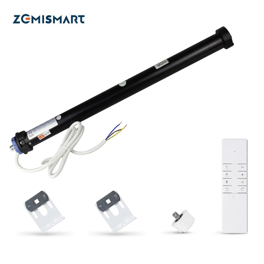 

Zemismart WiFi Roller Shade Motor for 40mm 50mm 60mm Tube Tuya Motorized Garage Door Engine Smart Life Alexa Google Home Control