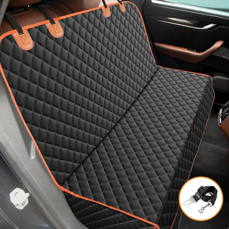 Dog Car Seat Cover Waterproof Pet Dog Carriers Travel Mat Hammock For Small Medium Large Dogs Car Rear Back Seat Safety Pad