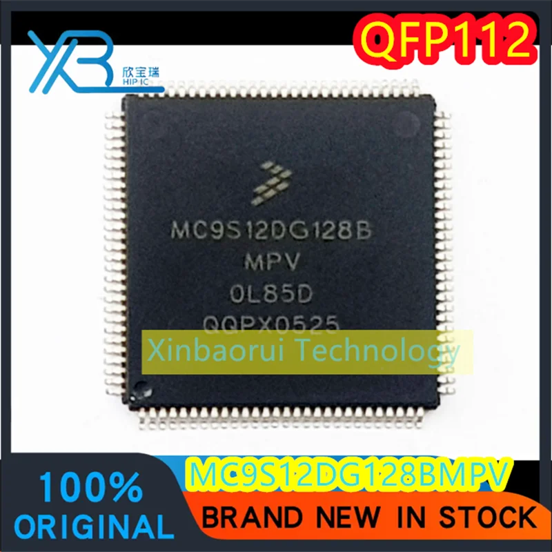 MC9S12DG128BMPV MC9S12DG128B 0L85D QFP112 Microcontroller Chip, CPU, 100% Brand New, Original, Fast Delivery, 1 PC, 10 PCs