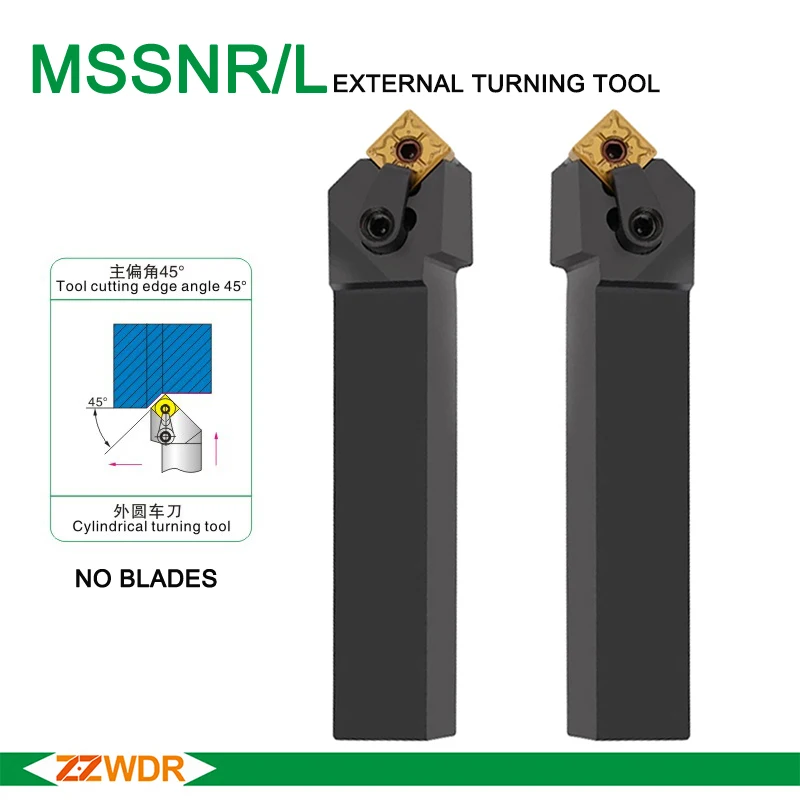 

MSSNR1616 MSSNR2020 MSSNR2525 External Turning Tools MSSNR MSSNL Lathe Bar Cutting Holder CNC Screw Type Lathe Cutter