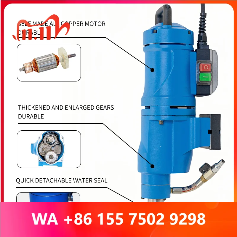 Professional Three-Speed Transmission 405mm Diamond Core Drilling hine Motor ed Tools & Concrete Tools Drilling hine