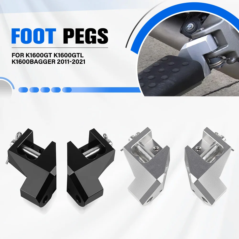 

For BMW K1600GT K1600GTL K1600Bagger 2011-2021 K1600 GT/GTL/Bagger Passenger Footpeg Lowering Kit Passenger Footrest Relocation