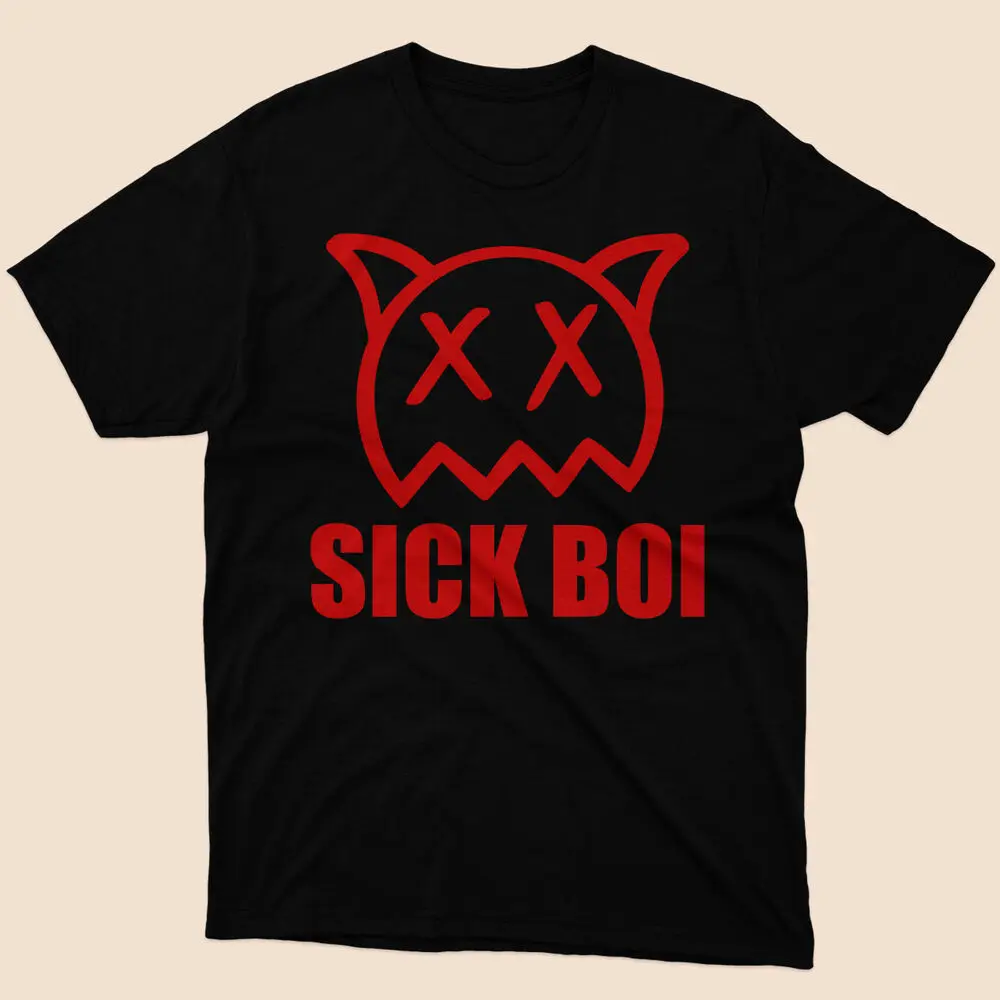 NWT Ren Sick Boi Classic Mens Black Tshirt Size S to 5XL High Quality 100%Cotton Short Sleeve