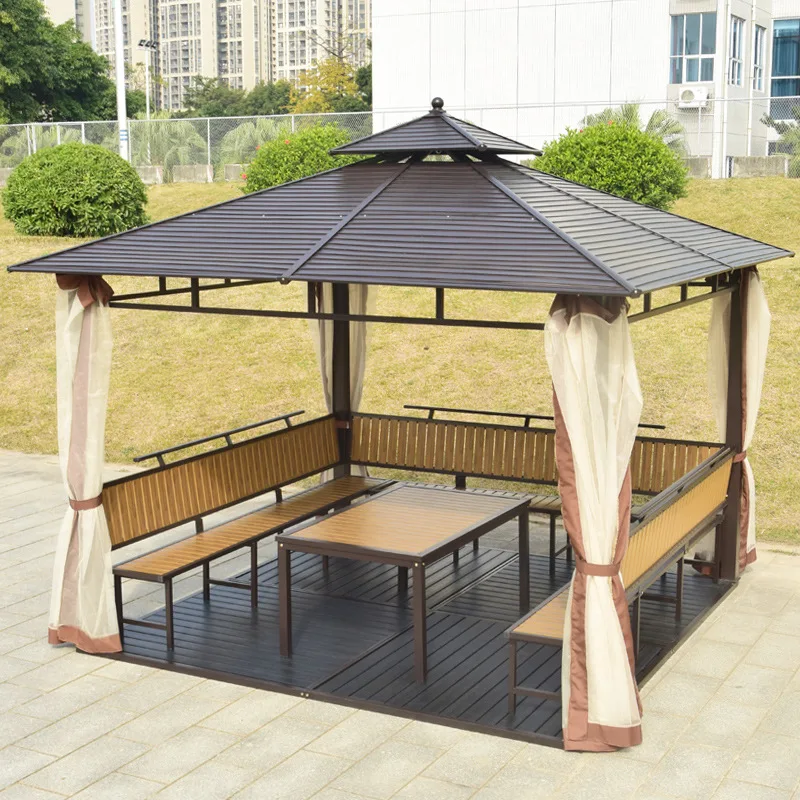 

Настраиваемый уличный павильон для двора, виллы, агротуризма, отдыха, палатка для активного отдыха, уличный павильон из кованого железа