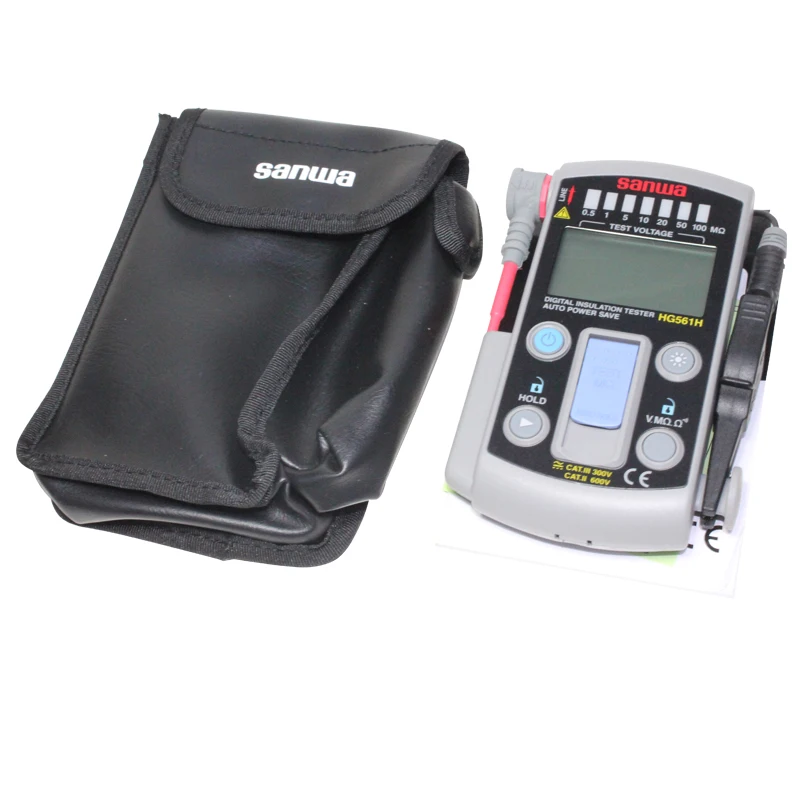 Япония Sanwa HG561H Портативный многодиапазонный цифровой тестер сопротивления изоляции/выход 500 В, 110 МОм