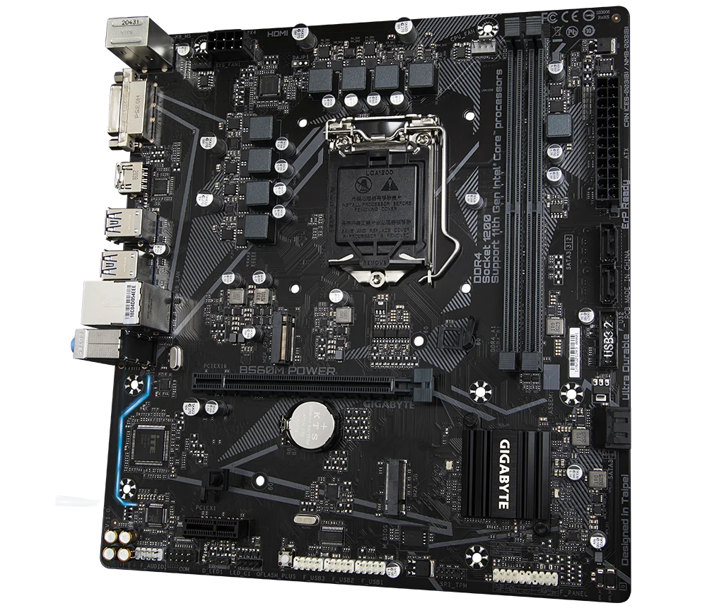 جيجابايت B560M لوحة أم للطاقة LGA 1200 DDR4 128GB M-ATX لوحة رئيسية لسطح المكتب Intel B560 M.2 SATA III USB3.0