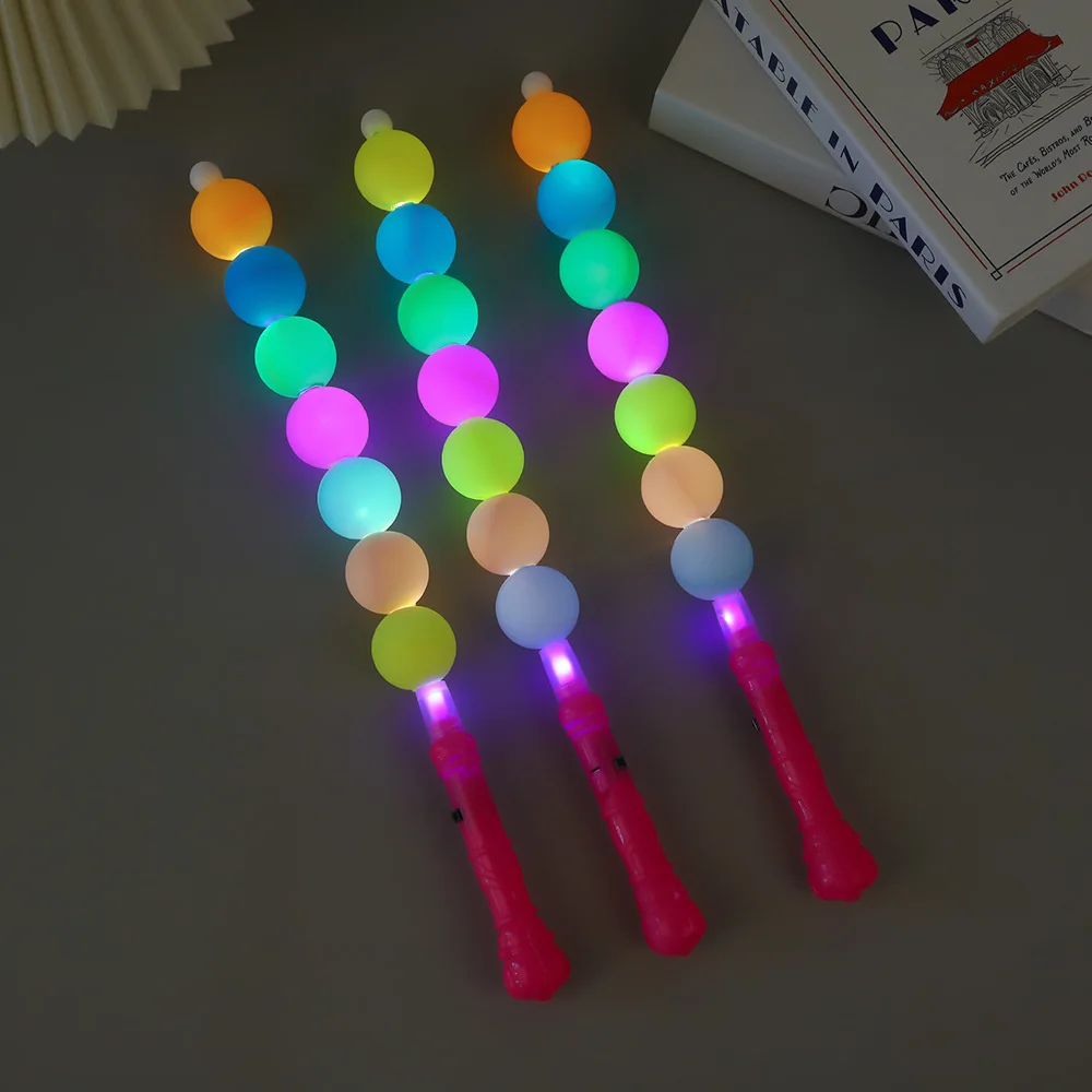 

1pcs LED Glowing Sticks Sugar Gourd Light Up Fairy Wand Party Glow Sticks Glow In Dark Concert Cheering Wand Toy Party Supplie