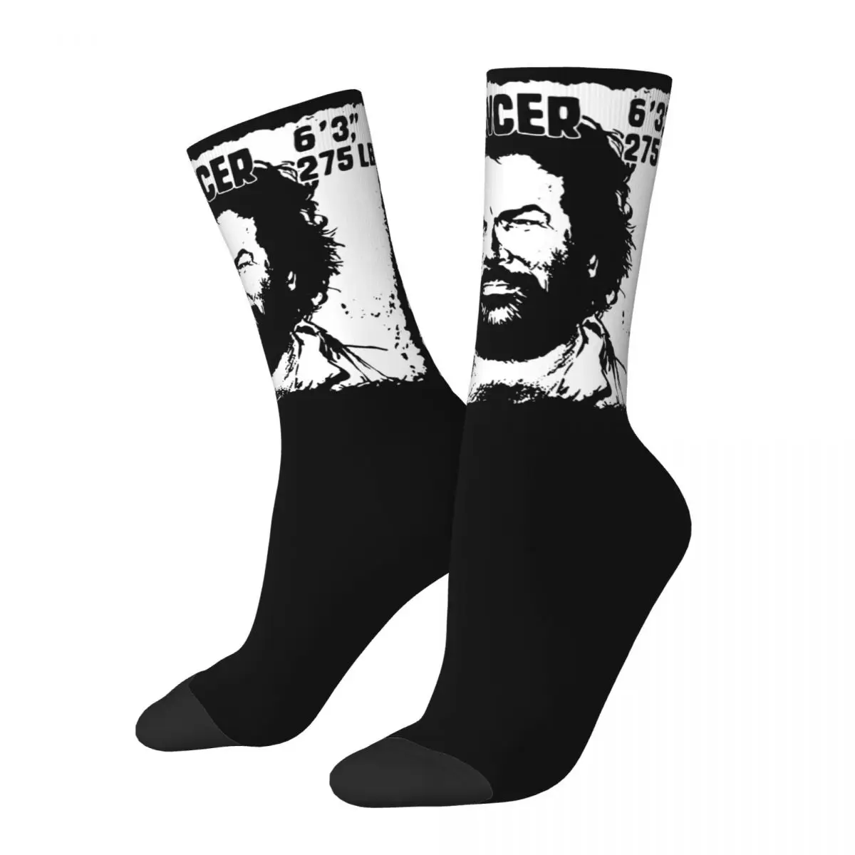 Bud Spencer Socks Men Women Polyester Fashion Socks Harajuku Spring Summer Autumn Winter Middle Tube Socks Gifts