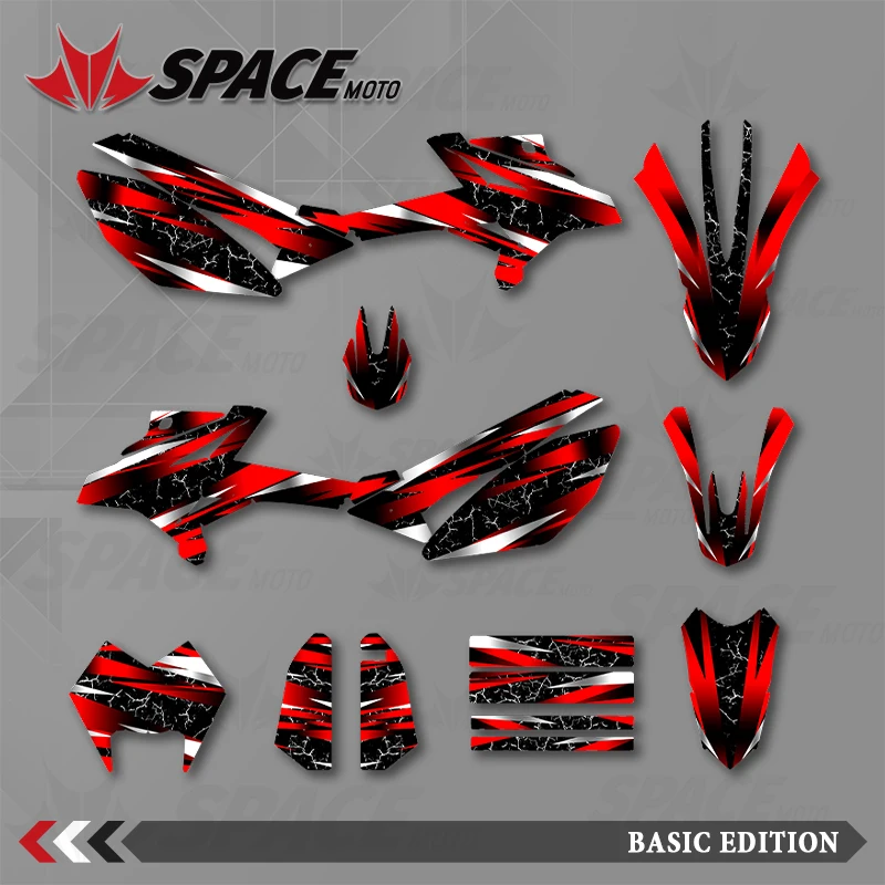 SPACE For BETA 2011-2020BETA RR50 Full Set Motorcycle Graphics Decals Stickers Kits Number Name Background Custom