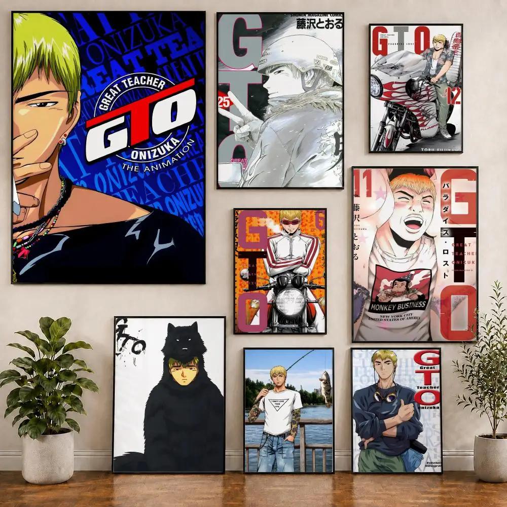 Póster de Great Teacher Onizuka GTO, PVC HD, moderno, para el hogar, oficina, sala de estar, comedor, decoración de pared