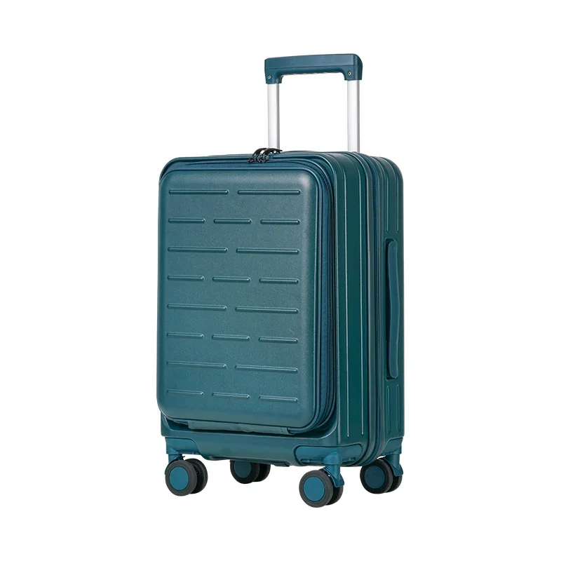 Large Luggages 20 24 29 Inch 5600g Suitcase Aluminum Front Trolley Side Opening Business Board Travel Carry-on Bags In The Plane