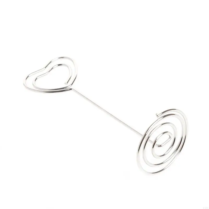45Be 10pcs Bomboniere matrimoniale Tabella Place Card Table Foto Memo Clips Base Clips Base