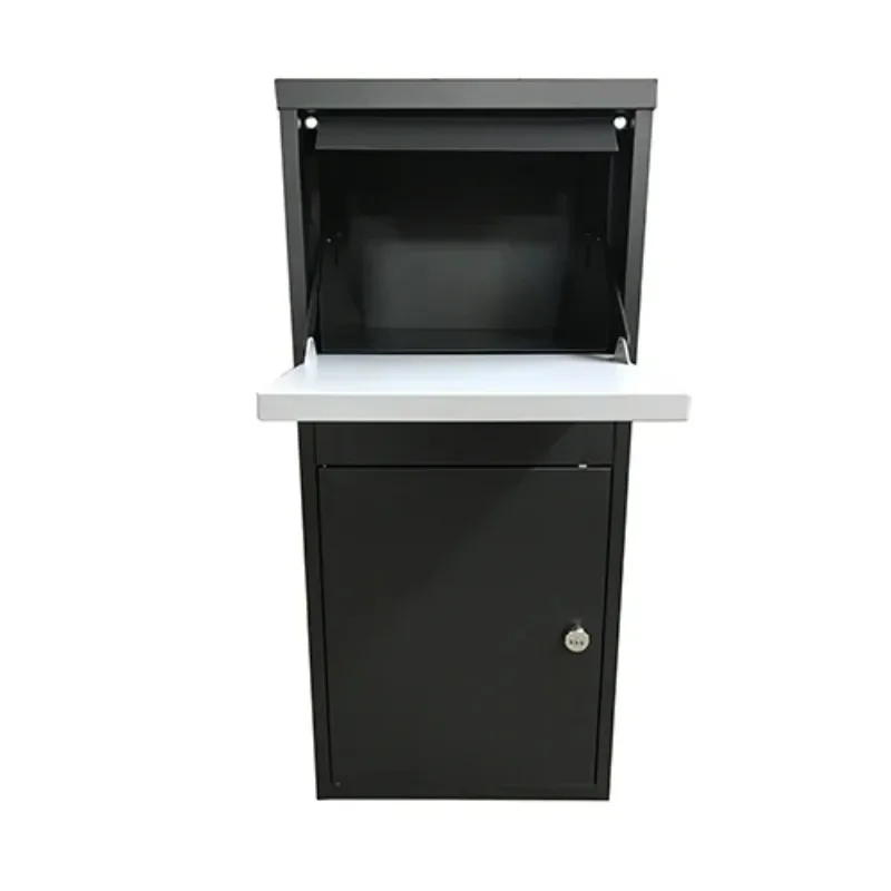 Smart Galvanized Steel Box Parcel Delivery Box Drop Box with Handle Parcel Safe