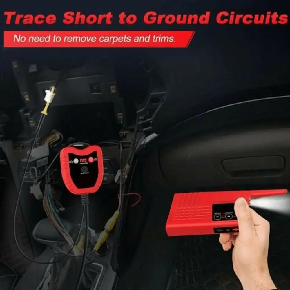 Finder Universal Automotive Cable Tracker Scanner 6-42V DC Short Circuit Finder Detector Tracer Car Repair Detector Car Repair
