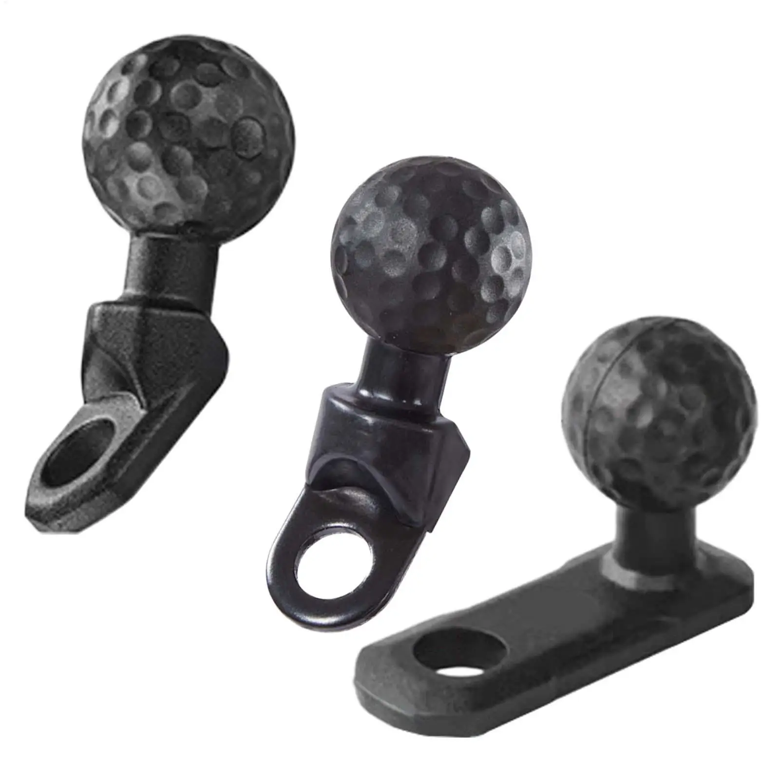 Angled Head Ball Base Shock Absorbing Motorcycle Phone Holder Ball Head Ram Mount Support Angled Bolt Head Adapter Ball Base