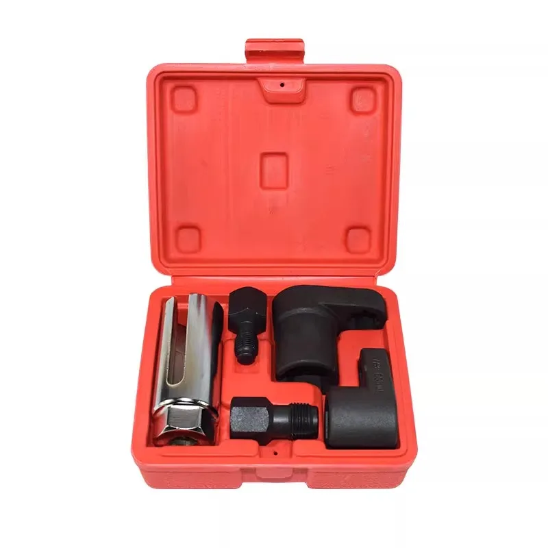 

5pcs Oxygen Sensor Wrench Kit Thread Chaser Tool Fit for Auto O2 Socket Removal Install Offset Vacuum Sensor Socket