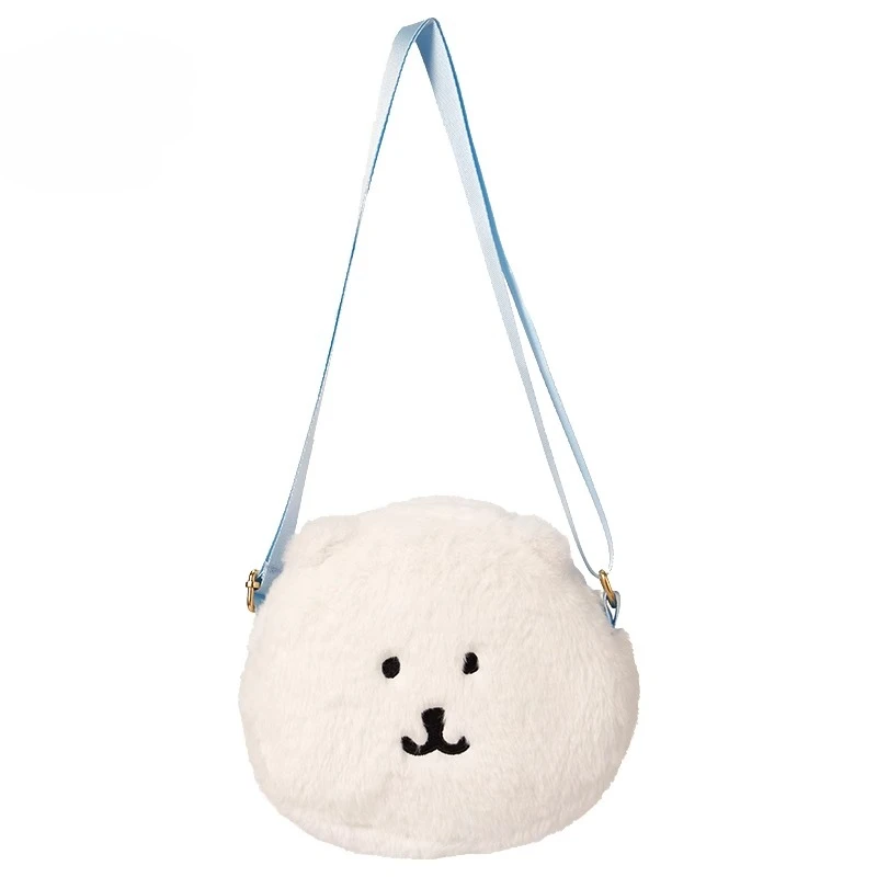 

Funny Cartoon 3D Plush Crossbody Bag - Selfie Bear & Friends Series, Trendy Anime Shoulder Bag for Women/Men