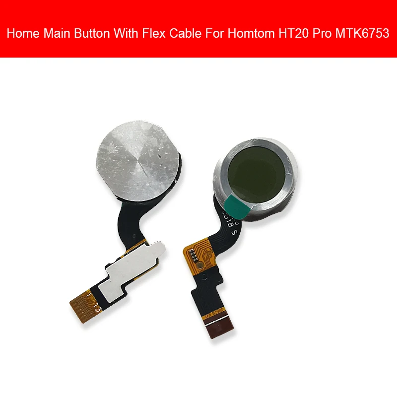 FingerPrint Sensor Home Button Flex Cable For Homtom MTK6753 Menu Return Key Touch ID Sensor Flex Ribbon Replacement Parts