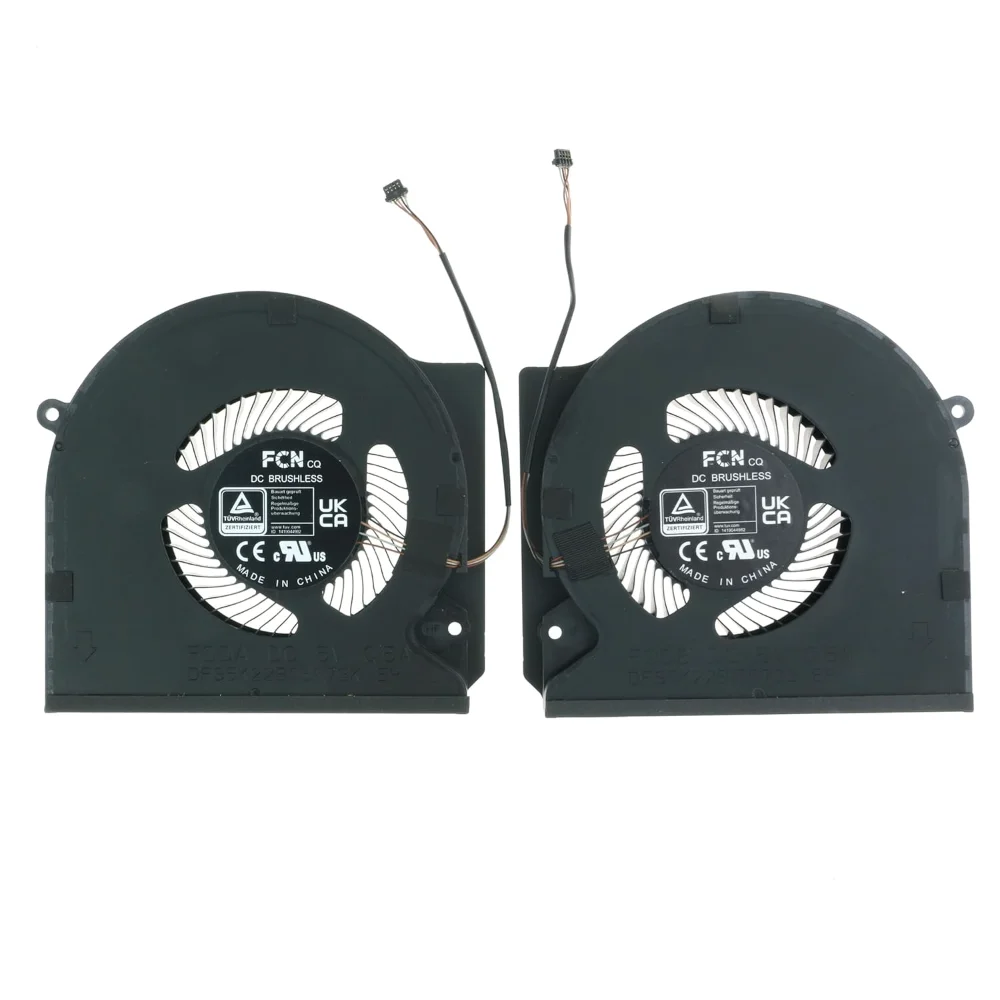 CPU GPU Cooling Fan for Razer Blade 16 RZ09-0483 RZ09-0483TEH3 RZ09-0483UWJ4-R3W1 16 Inch DFS5K22B05673K DFS5K22B15673J