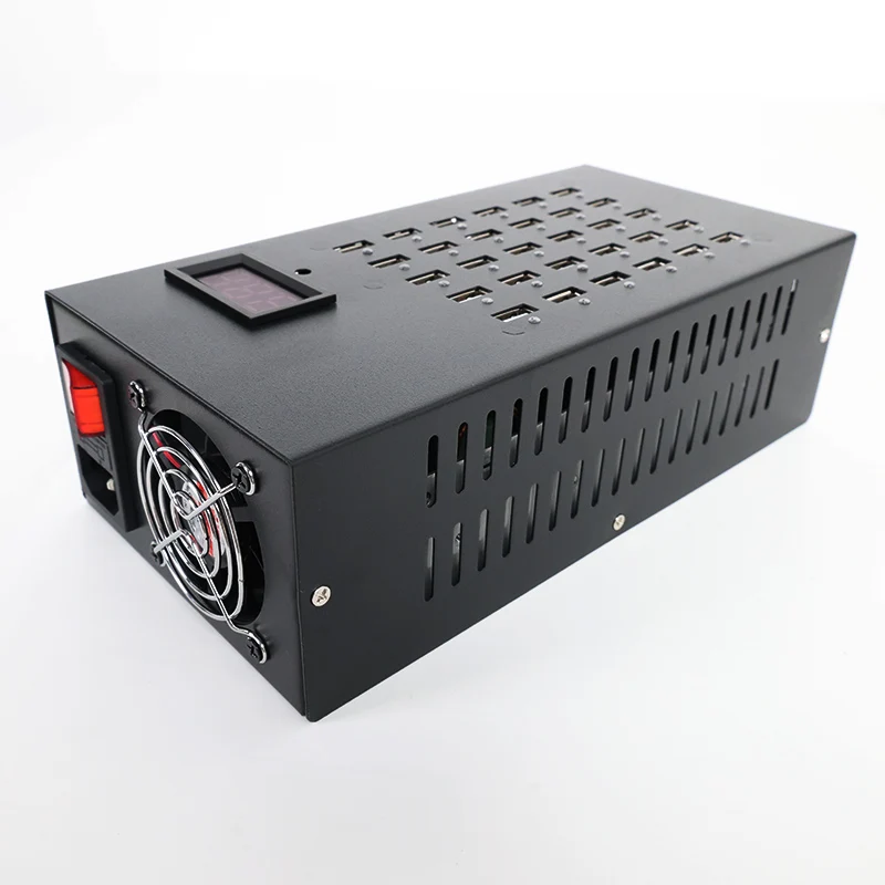 USB Charging Dock 300W Usb Fast Charger 30 Ports Multi Port Usb Charging Dock for Tablet Player Electronic Etc