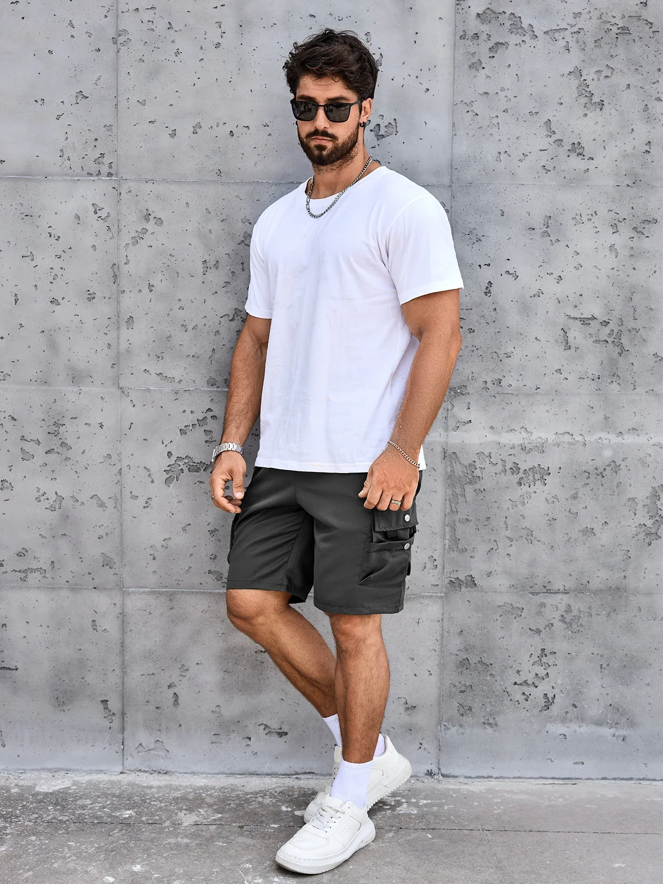2026 Neue Cargo-Shorts Mode Lässige Shorts Laufshorts Sommer Herren Cargo-Shorts Bermuda Baumwolle Hohe Qualität Bestseller – Detail 4