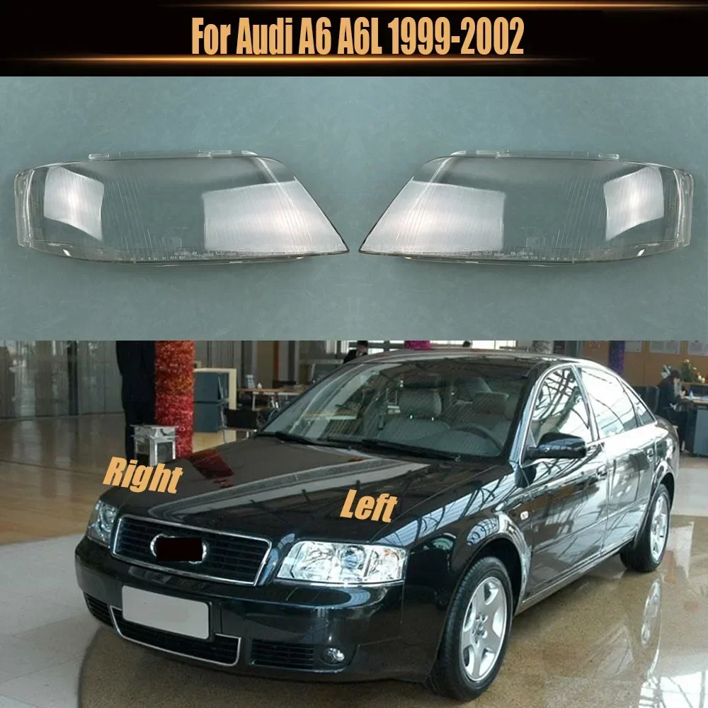 

Для Audi A6 A6L 1999-2002 крышка передней фары прозрачный абажур фары корпус линзы из плексигласа замена оригинального абажура