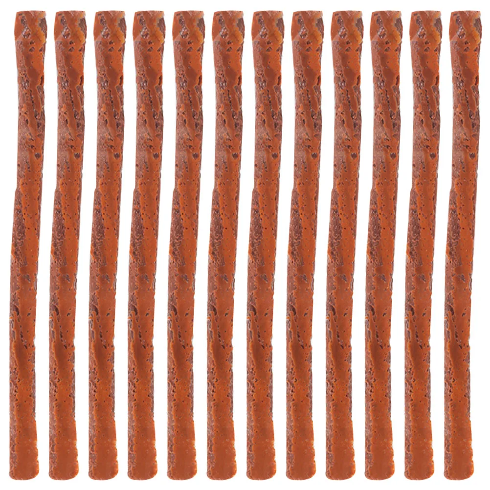 

50pcs Tire Strings Rubber Strips Tire Repair Kit For Puncture Rubber Repair String Tubeless Motorcycle Bike Car Tyres