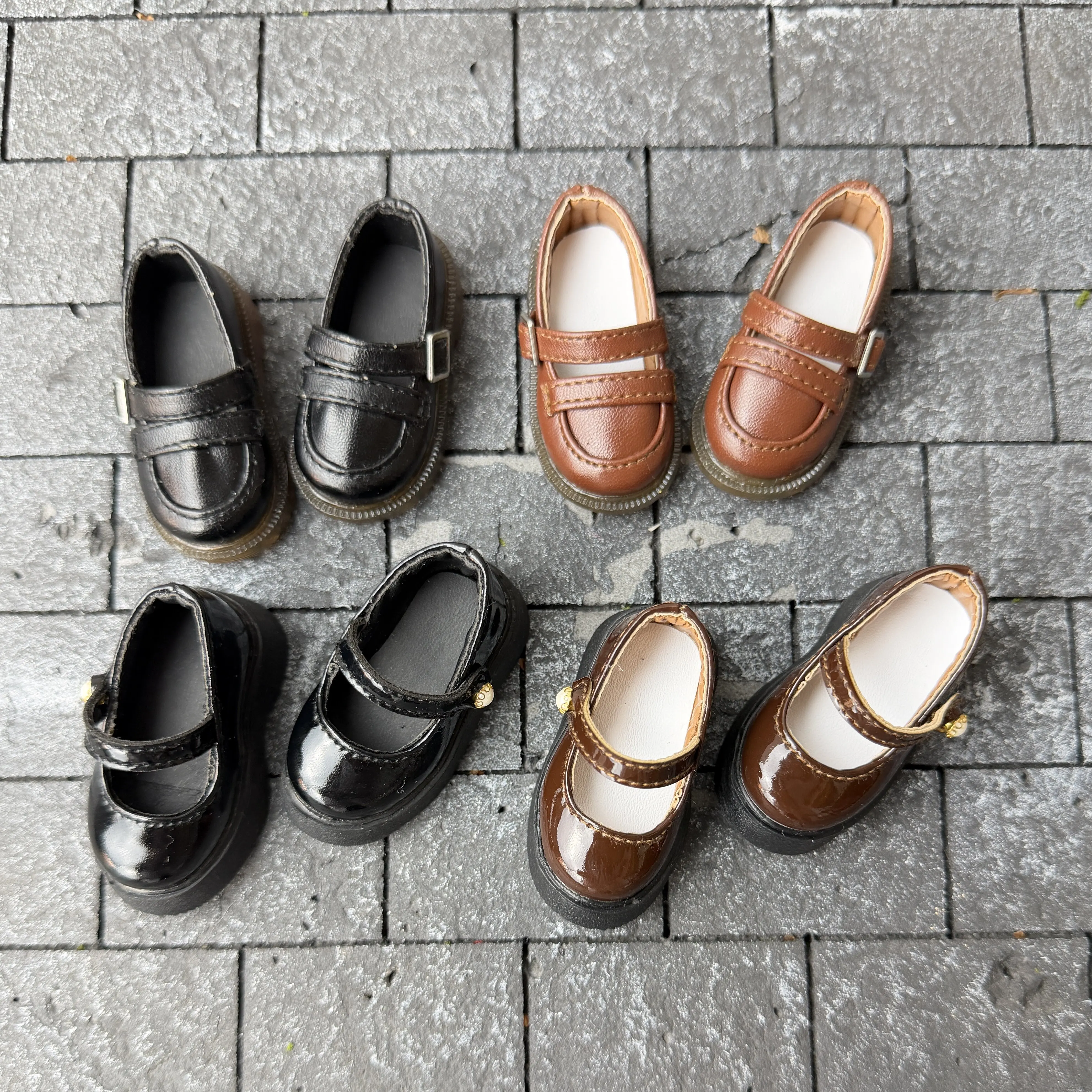 1/6 BJD Doll Mary Jane Shoes Platform Uniform Leather Footwear Fit Gunliu 6 Points Girl Doll ReadyJointed Doll Daily Accessory