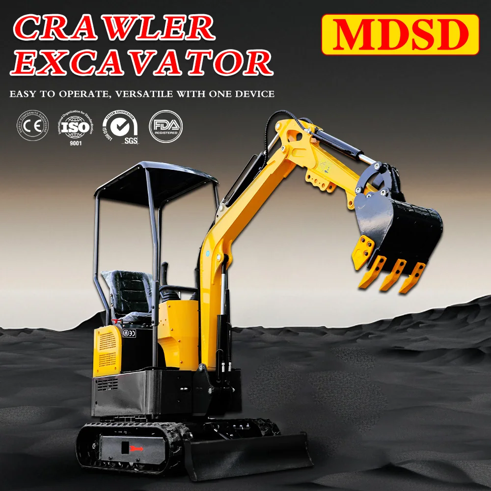 2.5 Ton Mini Crawler Excavator for Agriculture Landscaping Construction Excavator Custom Service Crawler Digger forKubota Engine