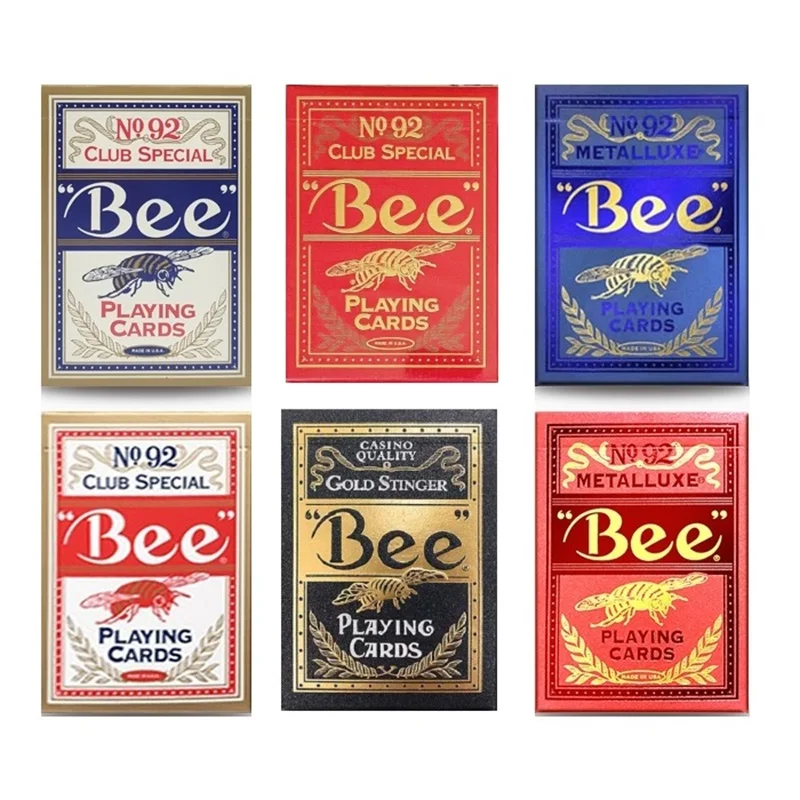 Bee Playing Cards Deck USPCC Collection Poker Card Games Magic Tricks for Magician