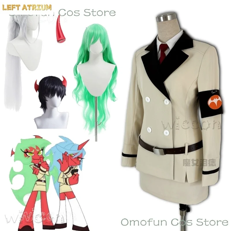 

The Daemon Sisters PANTY & STOCKING with GARTERBELT Scanty Kneesocks Cosplay Halloween Women Costume Clothes Adult Angel Form