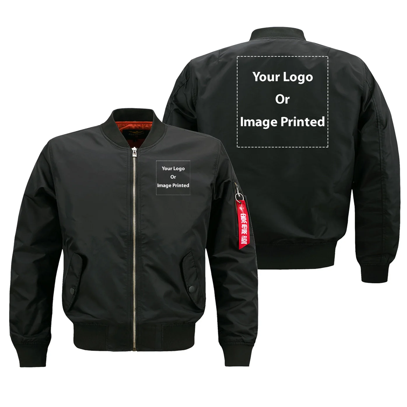 

Custom Bomber Jacket Design Your Own Company Workwear Team High Military Winter Coat Uniforms For Men